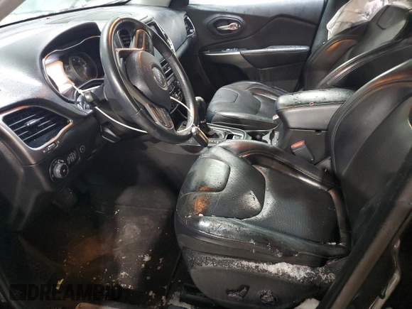 2019 Jeep Cherokee Limited with VIN 1C4PJMDX0KD395092, listed as a Copart auction lot 84026464 with 85,675 mi miles and Salvage title. Bid and sale history available at DreamBid. Image 7.