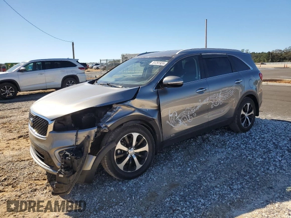 2017 Kia Sorento EX with VIN 5XYPHDA56HG239230, listed as a Copart auction lot 83670024 with 132,830 mi miles and Salvage Title. Bid and sale history available at DreamBid. Image 1.