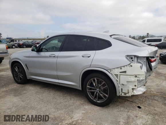 2020 BMW X4 M40i z VIN 5UX2V5C02L9B14571, wystawiony jako Copart lot #44318703 z przebiegiem 14 861 mil mil oraz . Historia ofert i sprzedaży dostępna na DreamBid. Obrazek 2.