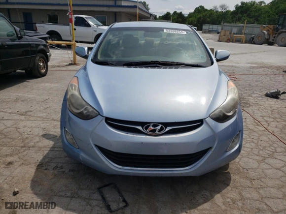 2013 Hyundai Elantra GLS PZEV with VIN KMHDH4AEXDU522642, listed as a Copart auction lot 52808254 with 87,952 mi miles and Salvage Title. Bid and sale history available at carsss.com. Image 5.