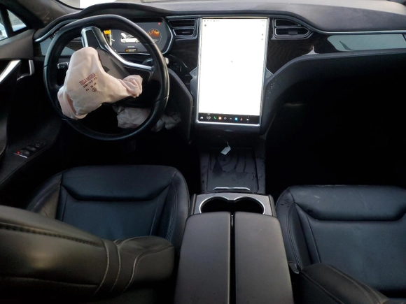 2016 Tesla Model S 70 kWh Battery with VIN 5YJSA1E19GF151945, listed as a Copart auction lot 83851454 with 74,473 mi miles and Non Repairable. Bid and sale history available at carsss.com. Image 8.