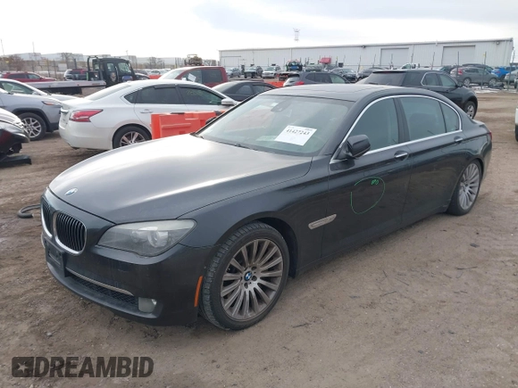 2012 BMW 7 Series 750Li xDrive with VIN WBAKC8C59CC437730, listed as a IAAI auction lot 41427243 with 91,832 mi miles and . Bid and sale history available at DreamBid. Image 2.