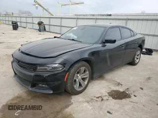 2015 Dodge Charger SXT z VIN 2C3CDXHG4FH844496, wystawiony jako Copart lot #86100084 z przebiegiem 110 090 mil mil oraz Szkody całkowita. Historia ofert i sprzedaży dostępna na DreamBid. Obrazek 1.