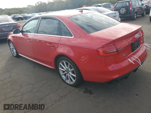 2015 Audi A4 Premium Plus with VIN WAUHFAFL8FN014875, listed as a Copart auction lot 73886884 with 74,933 mi miles and Salvage Title. Bid and sale history available at carsss.com. Image 2.