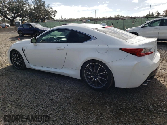 2015 Lexus RC F F z VIN JTHHP5BC0F5002540, wystawiony jako Copart lot #85152454 z przebiegiem 107 623 mil mil oraz Szkoda całkowita • Salvage title. Historia ofert i sprzedaży dostępna na DreamBid. Obrazek 2.