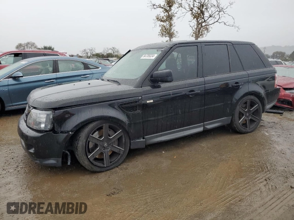 2012 Land Rover Range Rover Sport SC with VIN SALSH2E43CA750976, listed as a Copart auction lot 84709334 with 94,731 mi miles and Salvage Title. Bid and sale history available at carsss.com. Image 1.