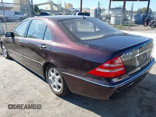 2001 Mercedes-Benz S 320/430/500 with VIN WDBNG70J31A146163, listed as a IAAI auction lot 41419062 with 114,529 mi miles and . Bid and sale history available at carsss.com. Image 3.