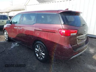 2015 Kia Sedona SX-L with VIN KNDME5C16F6029982, listed as a IAAI auction lot 41699862 with 99,070 mi miles and . Bid and sale history available at DreamBid. Image 3.