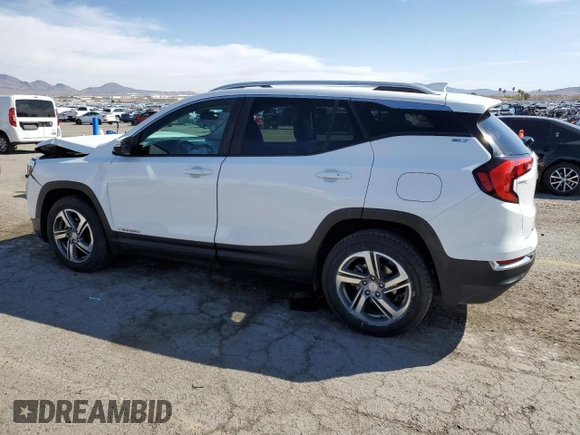 2019 GMC Terrain SLT with VIN 3GKALVEV6KL331396, listed as a Copart auction lot 47793645 with 72,504 mi miles and Salvage Title. Bid and sale history available at carsss.com. Image 2.