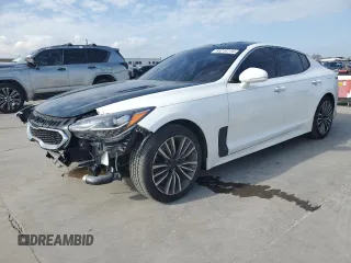 2018 Kia Stinger Premium with VIN KNAE25LA0J6041273, listed as a Copart auction lot 85216114 with 24,560 mi miles and Salvage Title. Bid and sale history available at DreamBid. Image 1.