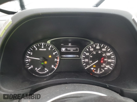 2018 Nissan Pathfinder S with VIN 5N1DR2MN7JC663344, listed as a Copart auction lot 44406985 with 117,208 mi miles and Salvage Title. Bid and sale history available at carsss.com. Image 9.