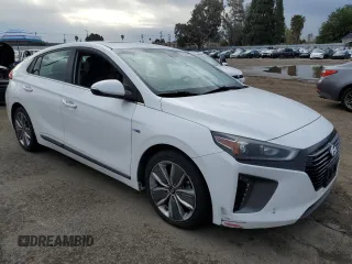 2017 Hyundai Ioniq Limited with VIN KMHC85LC8HU047253, listed as a Copart auction lot 48597485 with 137,003 mi miles and Salvage Title. Bid and sale history available at DreamBid. Image 4.