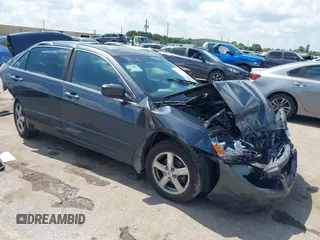2005 Honda Accord EX z VIN 1HGCM56745A127968, wystawiony jako IAAI lot #42380454 z przebiegiem 273 460 mil mil oraz . Historia ofert i sprzedaży dostępna na DreamBid. Obrazek 1.