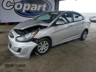 2014 Hyundai Accent GLS with VIN KMHCT4AE8EU643620, listed as a Copart auction lot 53852525 with 90,279 mi miles and Salvage Title. Bid and sale history available at carsss.com. Image 1.