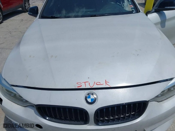 2015 BMW 4 Series 428i xDrive with VIN WBA3N5C58FK198825, listed as a IAAI auction lot 41919172 with 125,421 mi miles. Bid and sale history available at carsss.com. Image 10.