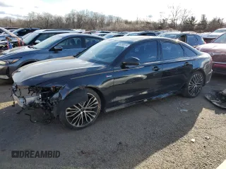 2017 Audi A6 Premium Plus with VIN WAUF2AFC2HN111141, listed as a Copart auction lot 86706514 with 0 mi miles and Salvage Title. Bid and sale history available at carsss.com. Image 1.