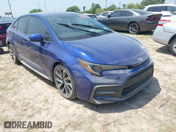 2020 Toyota Corolla SE with VIN 5YFP4RCE4LP003430, listed as a IAAI auction lot 41940265 with 67,584 mi miles and . Bid and sale history available at DreamBid. Image 1.
