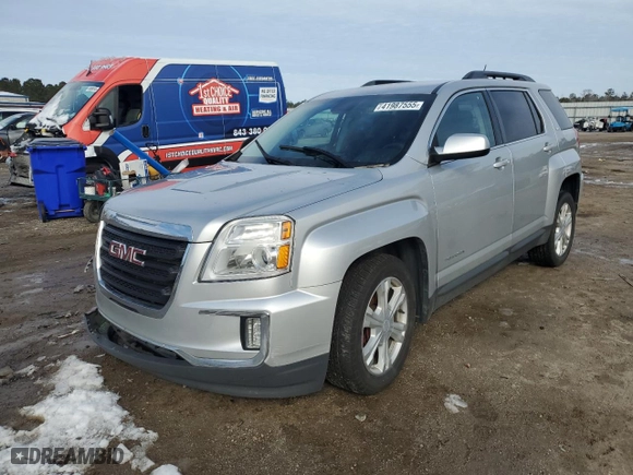 2017 GMC Terrain SLE with VIN 2GKALNEK9H6345831, listed as a Copart auction lot 41987555 with 118,328 mi miles and Salvage Title. Bid and sale history available at carsss.com. Image 1.