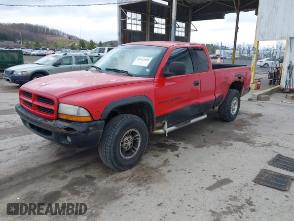 1998 Dodge Dakota SLT with VIN 1B7GG22Y1WS519712, listed as a IAAI auction lot 41913541 with 232,892 mi miles. Bid and sale history available at carsss.com. Image 18.