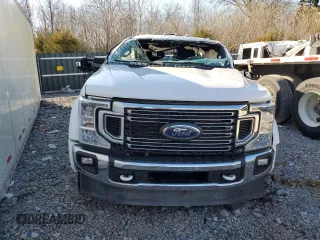 2022 Ford Super Duty F-450 DRW XL with VIN 1FT8W4DT3NEE16244, listed as a Copart auction lot 43706875 with 0 mi miles and Salvage Title. Bid and sale history available at carsss.com. Image 5.