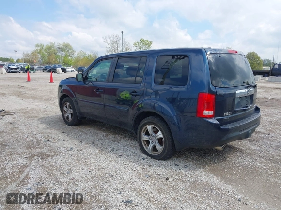 2012 Honda Pilot EX-L with VIN 5FNYF4H79CB004810, listed as a IAAI auction lot 42127547 with 143,461 mi miles and . Bid and sale history available at DreamBid. Image 3.