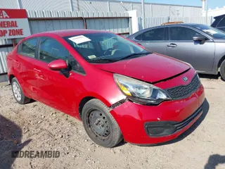 2013 Kia Rio LX with VIN KNADM4A35D6294436, listed as a IAAI auction lot 42009021 with 8,969 mi miles. Bid and sale history available at carsss.com. Image 1.