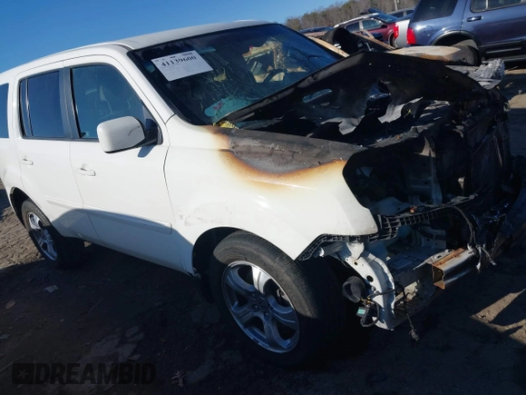2012 Honda Pilot EX with VIN 5FNYF4H48CB067449, listed as a IAAI auction lot 41139600 with Not Provided miles. Bid and sale history available at carsss.com. Image 1.