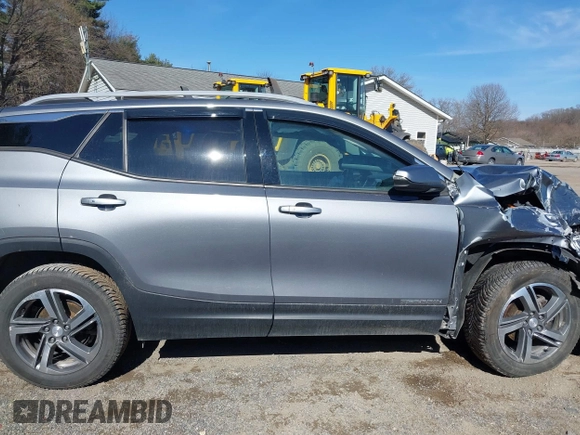 2020 GMC Terrain SLT with VIN 3GKALVEV0LL256695, listed as a IAAI auction lot 41847385 with 96,515 mi miles. Bid and sale history available at carsss.com. Image 13.