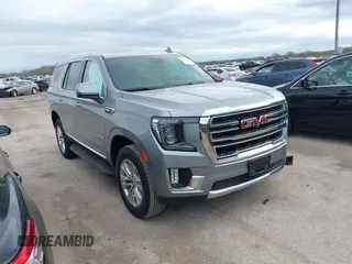 2024 GMC Yukon SLT with VIN 1GKS2BKD9RR282361, listed as a IAAI auction lot 41878591 with 13,347 mi miles. Bid and sale history available at carsss.com. Image 1.