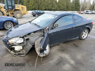 2003 Acura RSX with VIN JH4DC54833C001795, listed as a Copart auction lot 45977325 with 158,762 mi miles and Salvage Title. Bid and sale history available at carsss.com. Image 1.