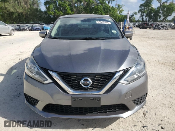 2017 Nissan Sentra SV with VIN 3N1AB7AP5HY408419, listed as a Copart auction lot 51889175 with 85,495 mi miles and Salvage Title. Bid and sale history available at DreamBid. Image 5.