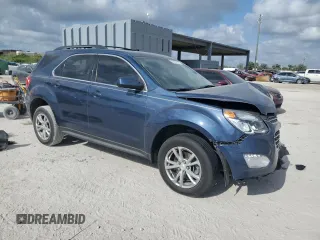 2017 Chevrolet Equinox LT with VIN 2GNALCEKXH6115108, listed as a Copart auction lot 54791365 with 96,610 mi miles and Salvage Title. Bid and sale history available at DreamBid. Image 4.