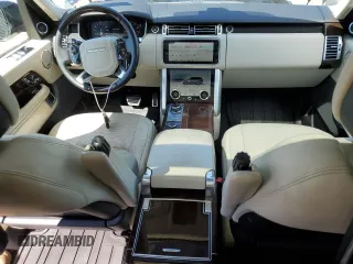 2021 Land Rover Range Rover with VIN SALGS5SE3MA416342, listed as a Copart auction lot 57255025 with 54,901 mi miles and Salvage title. Bid and sale history available at DreamBid. Image 8.