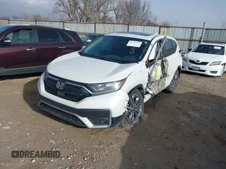 2021 Honda CR-V EX with VIN 5J6RW1H50ML001675, listed as a IAAI auction lot 41727321 with 33,656 mi miles. Bid and sale history available at carsss.com. Image 2.