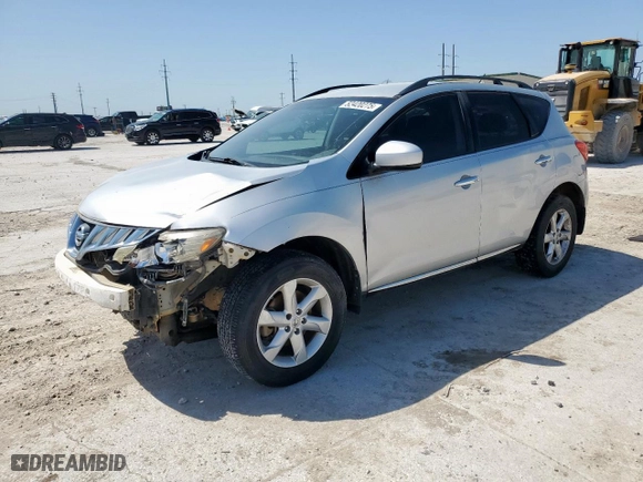 2009 Nissan Murano SL with VIN JN8AZ18UX9W010993, listed as a Copart auction lot 52420275 with 234,726 mi miles and Salvage Title. Bid and sale history available at carsss.com. Image 1.