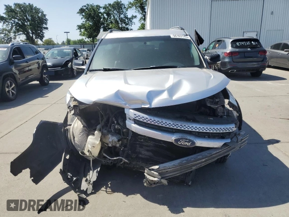 2014 Ford Explorer XLT with VIN 1FM5K7D88EGA54973, listed as a Copart auction lot 56163145 with 160,469 mi miles and Salvage title. Bid and sale history available at DreamBid. Image 5.