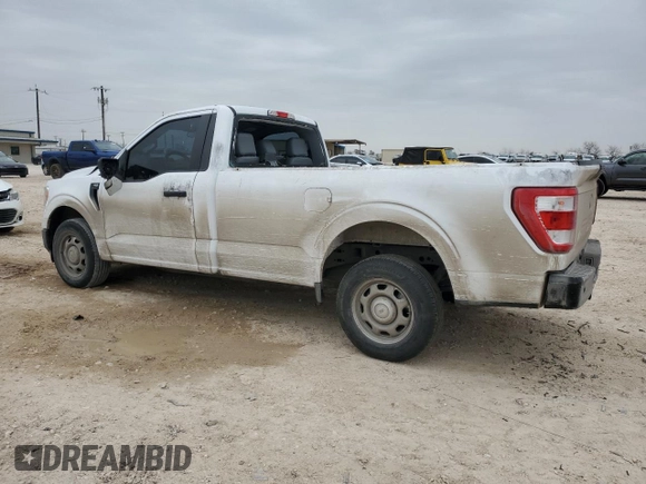 2021 Ford F-150 XL with VIN 1FTMF1C59MKF04988, listed as a Copart auction lot 45366475 with 68,839 mi miles and Salvage title. Bid and sale history available at DreamBid. Image 2.