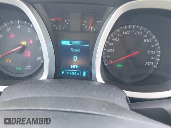 2015 Chevrolet Equinox LT with VIN 2GNALBEK9F6301648, listed as a IAAI auction lot 41205404 with 117,490 mi miles. Bid and sale history available at carsss.com. Image 7.