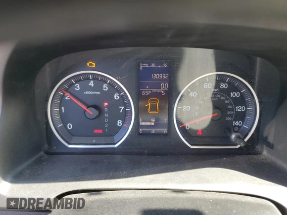 2010 Honda CR-V EX with VIN JHLRE4H5XAC002700, listed as a Copart auction lot 55200715 with 130,932 mi miles and Salvage Title. Bid and sale history available at carsss.com. Image 9.