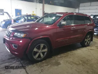2015 Jeep Grand Cherokee Overland with VIN 1C4RJFCT2FC667625, listed as a Copart auction lot 65790455 with 52,482 mi miles and Salvage title. Bid and sale history available at DreamBid. Image 1.