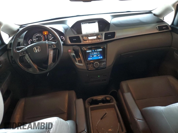 2014 Honda Odyssey Touring with VIN 5FNRL5H99EB111525, listed as a Copart auction lot 61986005 with 137,905 mi miles and Salvage title. Bid and sale history available at DreamBid. Image 8.
