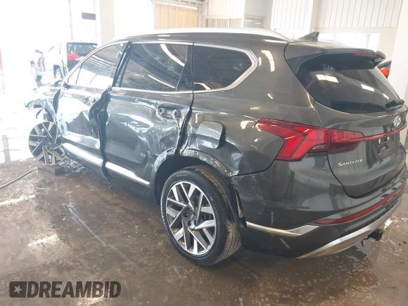 2023 Hyundai Santa Fe Calligraphy z VIN 5NMS5DAL6PH617083, wystawiony jako IAAI lot #41786072 z przebiegiem 29 563 mil mil oraz . Historia ofert i sprzedaży dostępna na DreamBid. Obrazek 3.