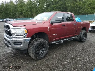 2024 Ram 2500 Big Horn with VIN 3C6UR5DL8RG222908, listed as a Copart auction lot 50209335 with 3,652 mi miles and Salvage Title. Bid and sale history available at carsss.com. Image 1.