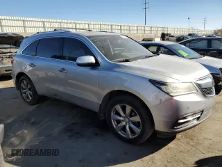 2014 Acura MDX Advance with VIN 5FRYD4H86EB006806, listed as a Copart auction lot 45512645 with Not Provided miles and Salvage Title. Bid and sale history available at DreamBid. Image 4.