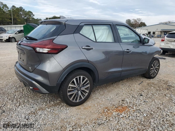 2021 Nissan Kicks SV with VIN 3N1CP5CV7ML478568, listed as a Copart auction lot 42379625 with 69,743 mi miles and Non Repairable. Bid and sale history available at carsss.com. Image 3.