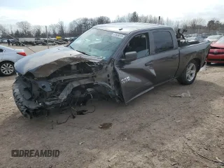 2017 Ram 1500 Express z VIN 3C6RR7KT4HG574631, wystawiony jako Copart lot #47626615 z przebiegiem 41 483 mil mil oraz Szkoda całkowita • Salvage title. Historia ofert i sprzedaży dostępna na DreamBid. Obrazek 1.