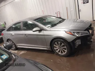 2017 Hyundai Sonata Sport with VIN 5NPE34AF0HH470616, listed as a IAAI auction lot 41550055 with 157,969 mi miles. Bid and sale history available at carsss.com. Image 13.