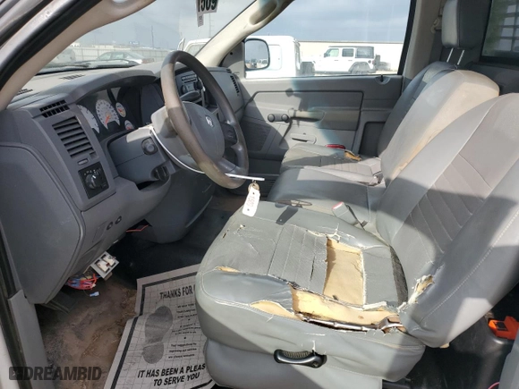 2008 Dodge Ram 2500 SLT with VIN 3D7KR26D98G155342, listed as a Copart auction lot 87460634 with 159,490 mi miles and Salvage Title. Bid and sale history available at carsss.com. Image 7.