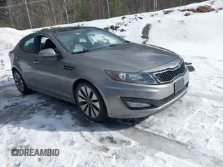 2012 Kia Optima SX with VIN 5XXGR4A66CG005804, listed as a IAAI auction lot 41499342 with 115,808 mi miles and . Bid and sale history available at carsss.com. Image 1.