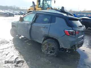 2023 Jeep Compass Trailhawk with VIN 3C4NJDDN9PT559799, listed as a IAAI auction lot 41636007 with 11,445 mi miles and . Bid and sale history available at DreamBid. Image 3.